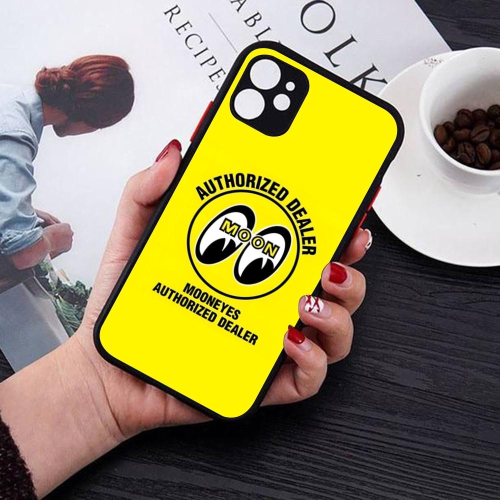 Mooneyes Print Phone Case For IPhone 14 11 12 13 Mini Pro Max 8 7 Plus X XR XS MAX Translucent Matte Cover