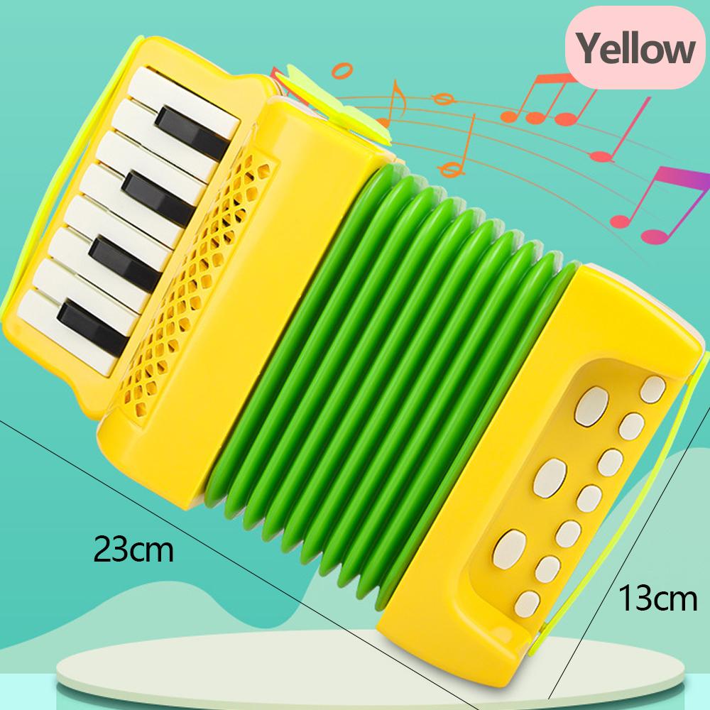 Toy Accordion 10 Key 8 Bass Accordion Instrument Education Toy Children's Music Interest Development Toy Children Gifts Beginner