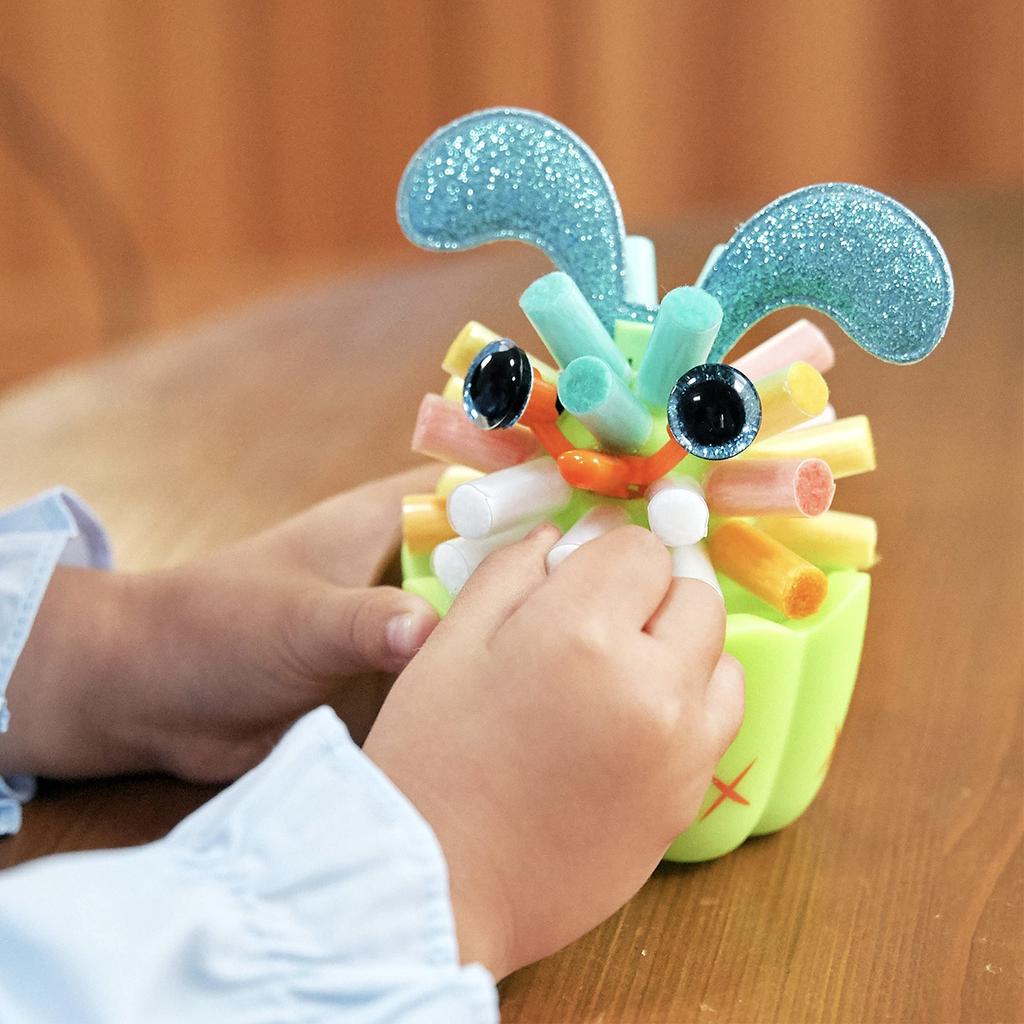 EDISON TOY Make and Play Fuwamon Park Ages 6 and Build a Furry Pet from Educational Educational Birthday Fun Baby Shower Pretend KJD1001 Set, Up,