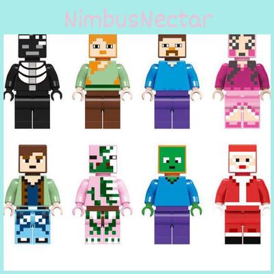 Мой Мир Серии Детская Игрушка Совместимая с Лего Строительные Блоки Мелкие Детали Пазл Сборная Фигурка Оптом