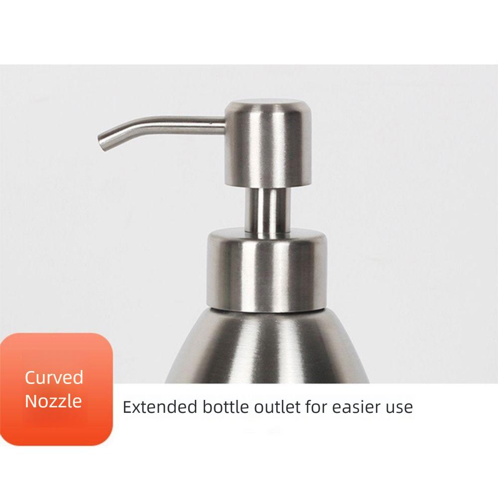 500ml Stainless Steel Soap Dispenser Refillable Liquid Soap Container  Restaurant