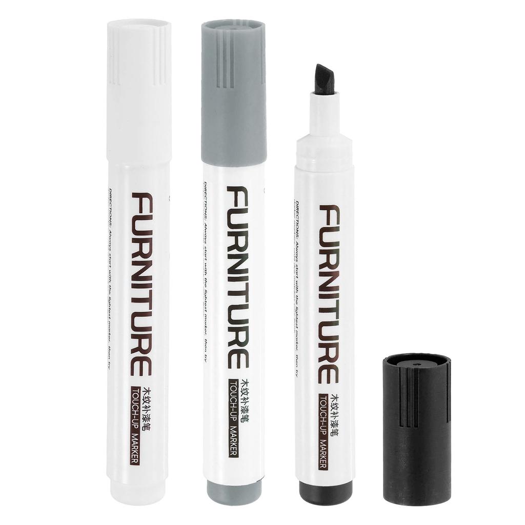 3/5Pcs Furniture Repair Kit Patch Paint Pens Wood Furniture Markers Touch Up Wood Filler Sticks for Scratches Wooden Floor Table