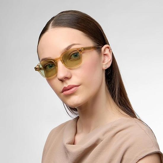 John Jacobs | Стильные и премиальные солнцезащитные очки с квадратной оправой | JJ Tints | 100% защита от ультрафиолета | Для мужчин и женщин | Узкие | JJ S13082S