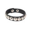 New Black Punk Spike Rivets Bracelets For Women Stud Bracelet PU Leather Charm Cuff Bracelets Cuff Bangles Jewelry Party Gift