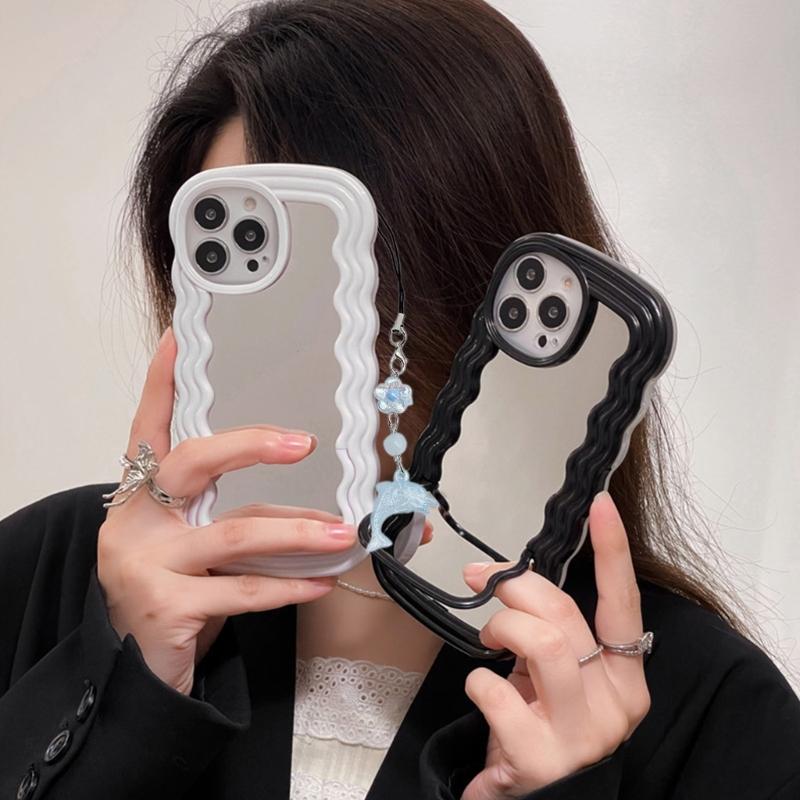 Cute Ocean Themed Keychain Pendant Dolphin Phone Pendant Beaded Pendant Lovely Accessory Suitable for Phone Books Bag