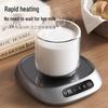 Smart Heated Cup Mat for Coffee & Milk - Desktop Temperature Control for Home & Office