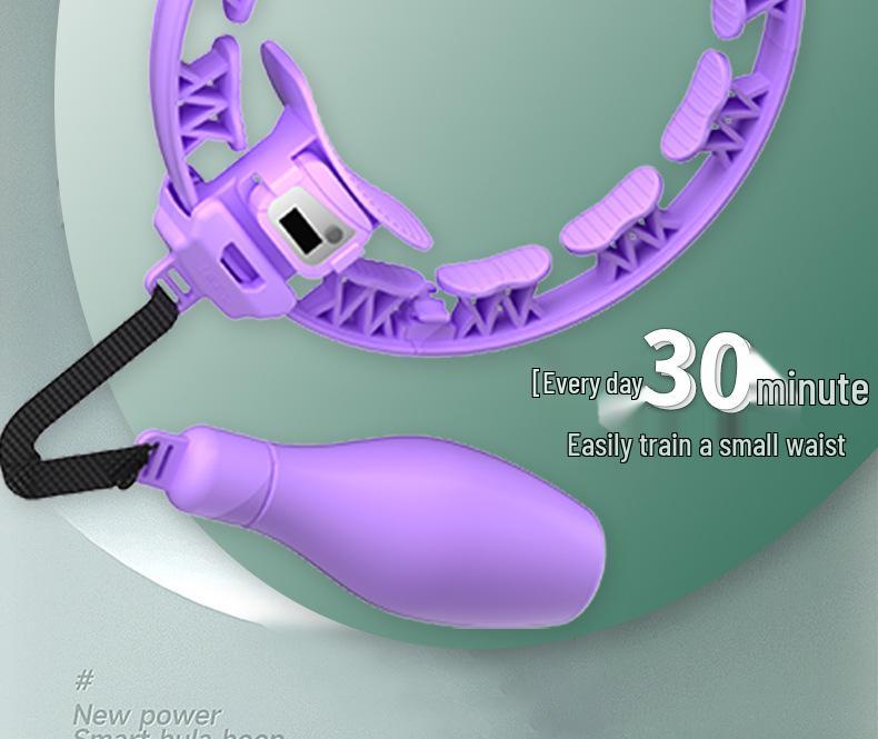 Умный утяжеленный хулахуп для похудения талии и тонизирования живота