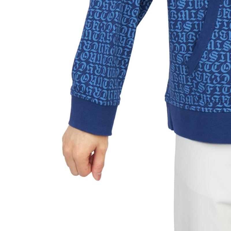 Galleria G Fore Pore Golfwear Мужская футболка с длинным рукавом и застежкой-молнией на половину длины G4mf22k155 bprnT