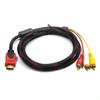 HDMI в AV Адаптер 1,5 м HD Видео Конвертер Кабель с 3 RCA Выходами
