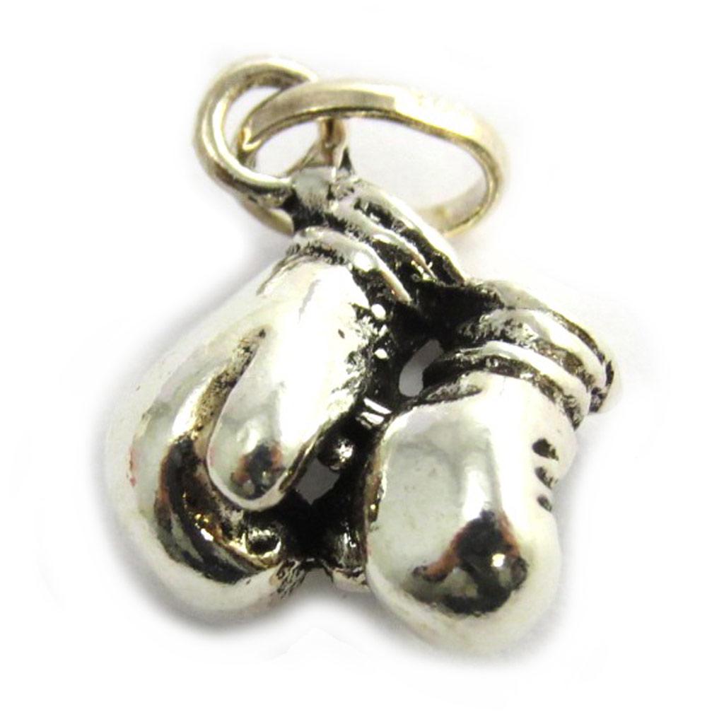 Les Trésors De Lily [N2915] - Silver Pendant 'Boxe' Silver (rhodium Plated) - 10x10 Mm