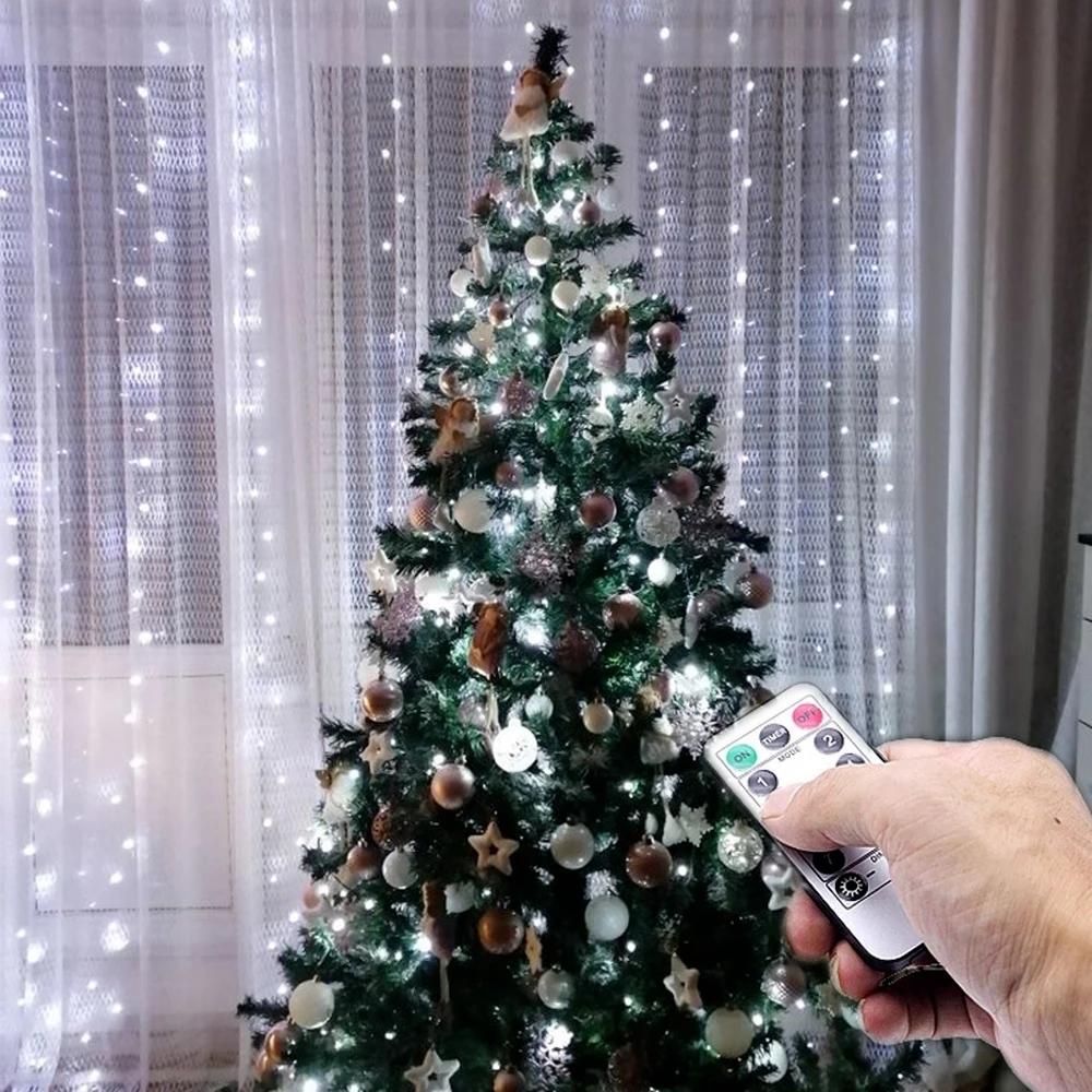 Светодиодные занавески, гирлянды, украшения для рождественской свадьбы, Рамадана, Навидада, дома, гирлянда-гирлянда для спальни, Usb