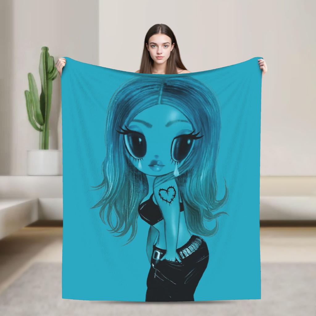 K- Karoled G NMADST Новый Альбом Плед для Дивана Мягкий Пушистый Плюшевый Плед 50x60 Дюймов Многоразмерный Покрывало для Всех Сезонов