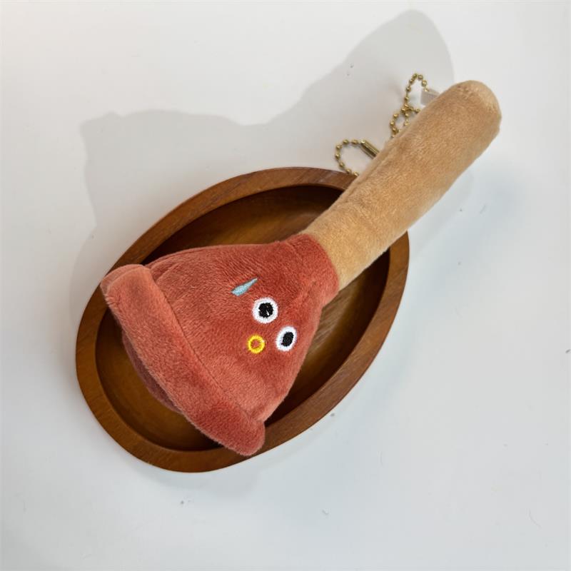 Милый Креативный Смешной Потный Заглушка для Унитаза Плюшевая Кукла Мягкие Игрушки Брелок Подвеска Шарм для Рюкзака Девочки Украшения для Сумки Подарки на День Рождения