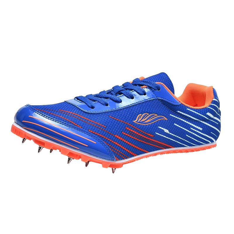 Горячие продажи Мужские и женские кроссовки для легкой атлетики с низким вырезом на шнуровке дышащие кроссовки молодежная мода ультра легкие профессиональные шипованные туфли