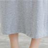 Summer Sundress Skeeveless Loose Solid Color Stretch Backless Round Neck A-line Inner Wear Outerwear Midi Dress Daily Slip Dress