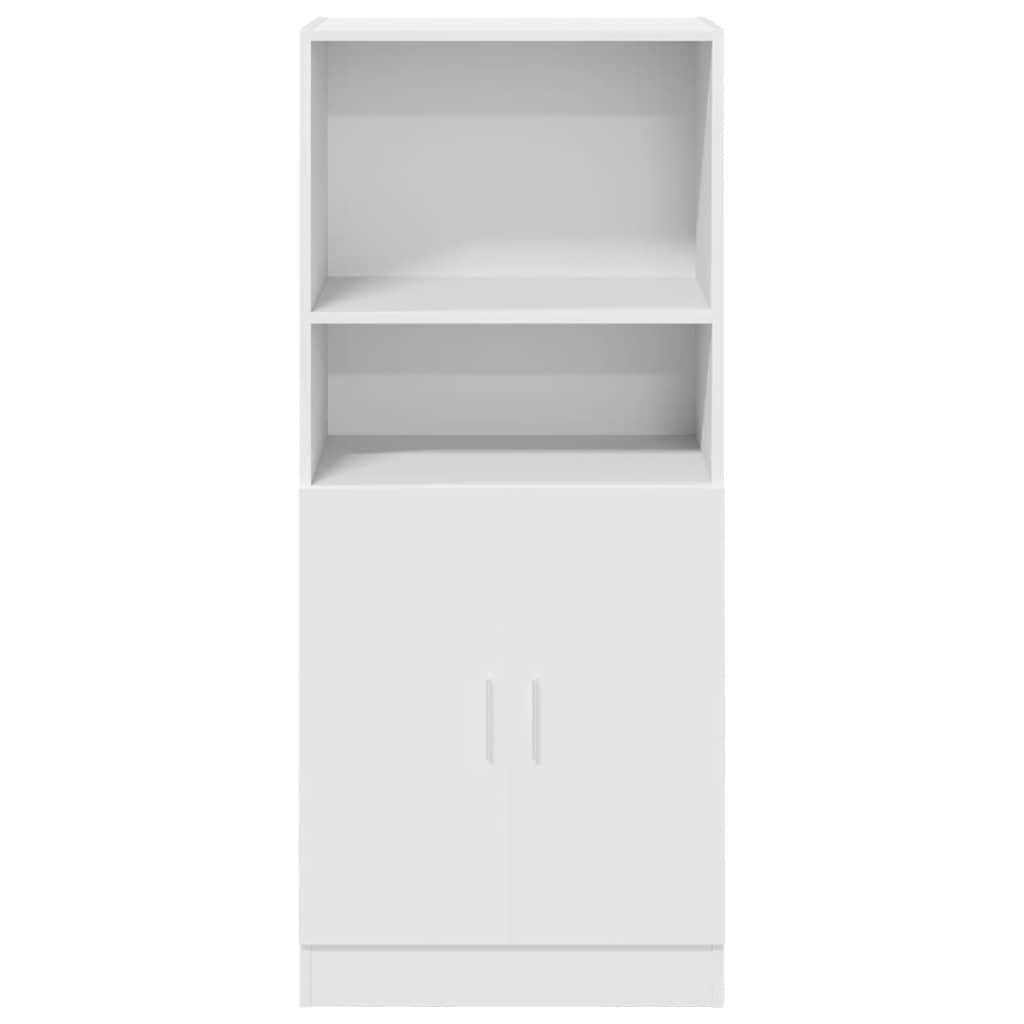 White Kitchen Cabinet 57 x 41.5 x 131.5 cm Particleboard