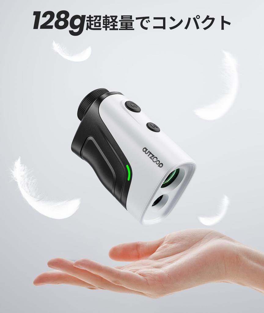 Лазерный дальномер для гольфа OUTZOOP B1000 с черным дисплеем, компактный, сверхлегкий, 128 г, самое быстрое измерение 0,04 с, 1000 м, совместимый