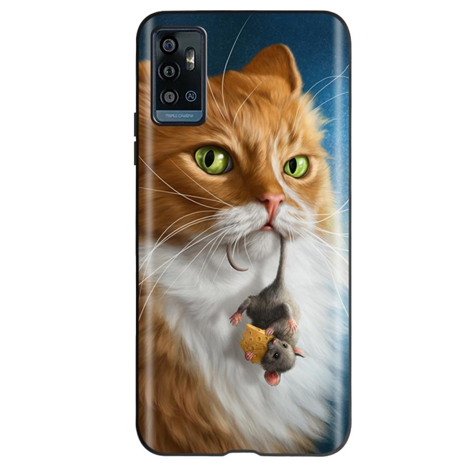 For ZTE Blade A71 Case Silicone Back Cover Phone Cases for zte blade A 71 a71 A7030 Soft Coque Fashion TPU bumper Eiffel Tower