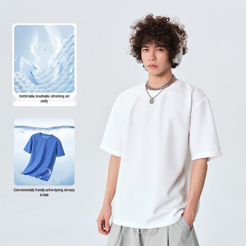 Warrior Men's Waffle Knit Short-Sleeve T-Shirt