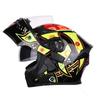 NEW Bluetooth Helmet Flip Up Visor Dual Lens Casco Moto Cool Motorcycle Helmet Full Face Casco Black Motorbike Helmets Modular