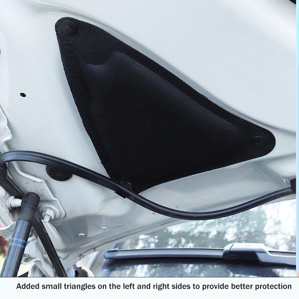For BMW X3 X4 G01 G02 2018~2024 2019 2020 Car Front Hood Engine Sound Heat Insulation Cotton Pad Soundproof Mat Cover Accessorie Heat Shields 2