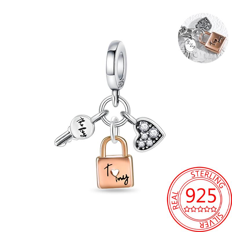 Медь Настоящее Розовое Золото Розовый Осьминог Летняя Черепаха Сердце Подвеска Шарм Подходит для Оригинальных Браслетов Ожерелий Браслет Девушка