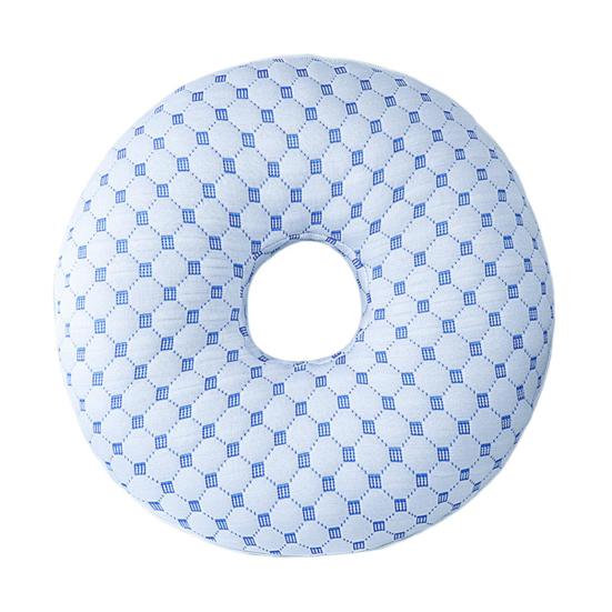 Подушка для пирсинга уха для спящих на боку Мягкая подушка-пончик с отверстием для облегчения боли в ухе, пролежней O-образная подушка для сна на боку для взрослых