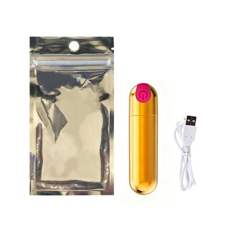 Беспроводной USB Перезаряжаемый 10-скоростной Вибратор-Пуля и Анальный Массажер