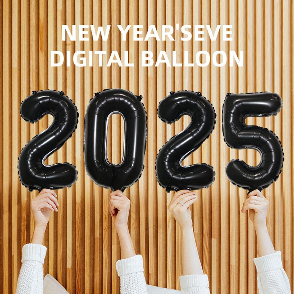 Цифровые воздушные шары Настройки для вечеринок с воздушными шарами Новогоднее украшение Украшение внутреннего сада Приветствующий новогодний воздушный шар