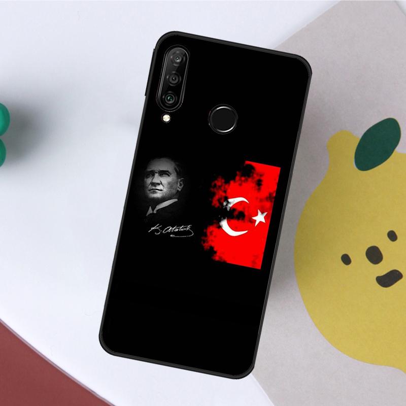 Турецкий флаг Ататюрка для Huawei Nova 5T 9 10 SE 11i 8i 7i 3i Nova Y70 Y60 Y61 Y90 P20 P40 Lite P60 P30 Pro Чехол