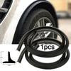 1.5m Universal Car Flares Extension Strips Black Rubber Wheel Eyebrow Decorative Strip Wheel Arch Strip Car Accessories