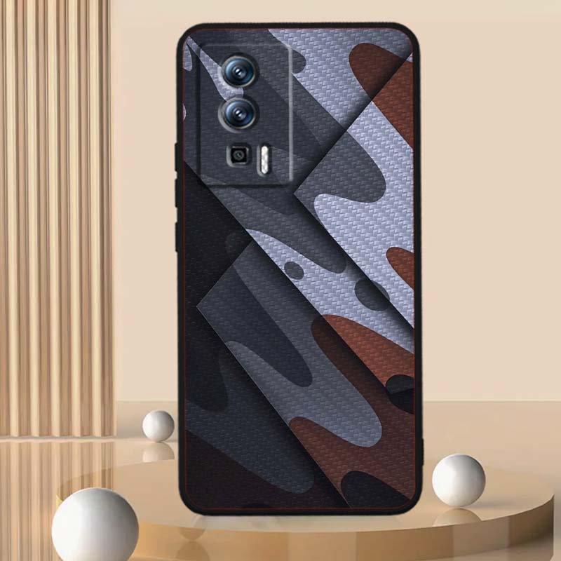 Креативный чехол для телефона с камуфляжным рисунком для Xiaomi Redmi 12 13C 12C 13 10C 9T A2 9A 9C 7A Note 10S 8T 10 9 8 Pro 4G 5G Черный