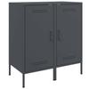 VidaXL Buffets 2 Pcs, Cabinets with Legs, Cupboards with Door, Storage Furniture Living Room Bedroom, Anthracite 843017