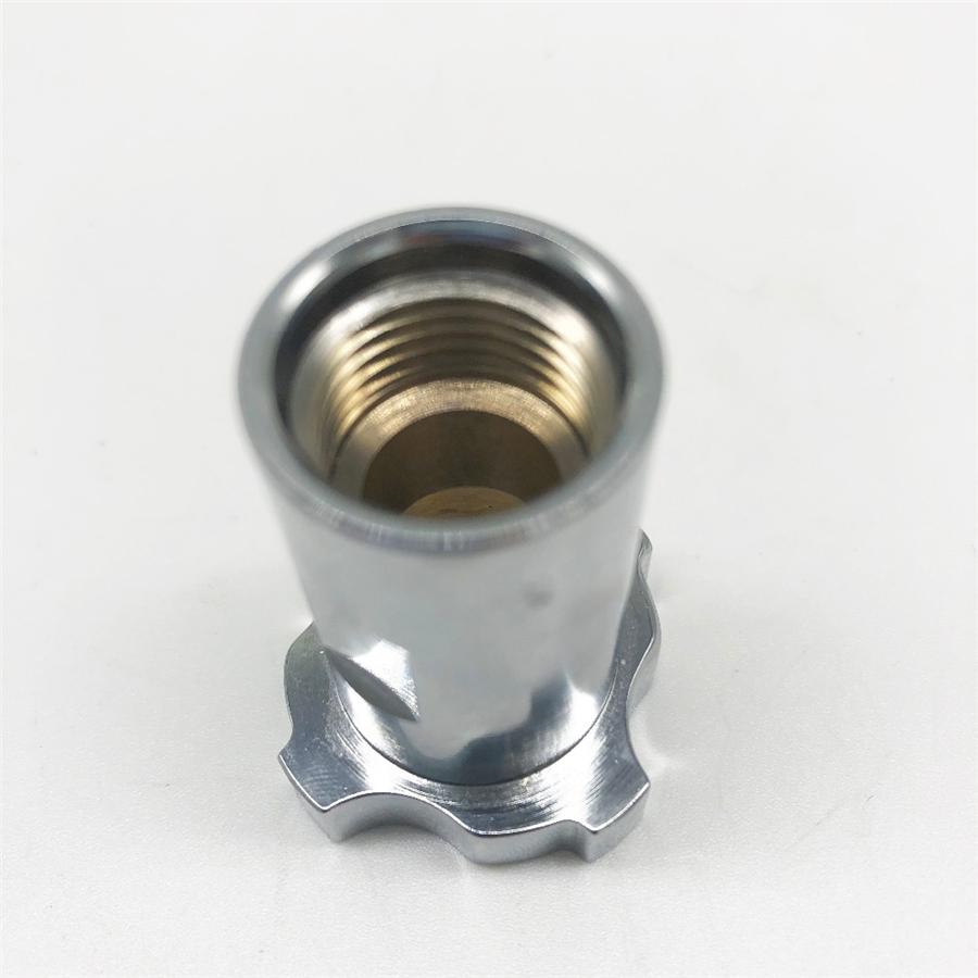 Spray Gun Connector Adapter Spray Gun Cup Adapter Pot Joints 16X1.5 For Spray Gun Disposable Measuring Cup Copper