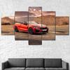 No Framed Canvas 5Pcs Competition Cabrios Car Wall Art Posters Pictures Paintings Home Decor for Living Room Decoration