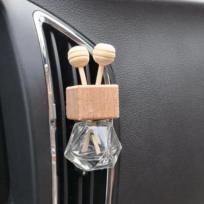Автомобильный освежитель воздуха Пустая бутылка Автомобильный ароматизатор Подвесной стеклянный флакон Автомобильный зажим для воздуховода Ароматерапевтическое украшение Автомобильный аксессуар
