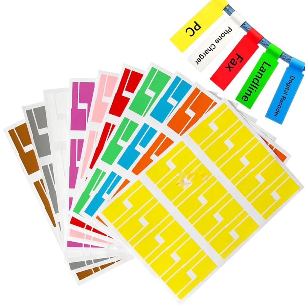 Cable Label Waterproof Network Wire Sticker Waterproof Cable Label Sticker Label Sticker