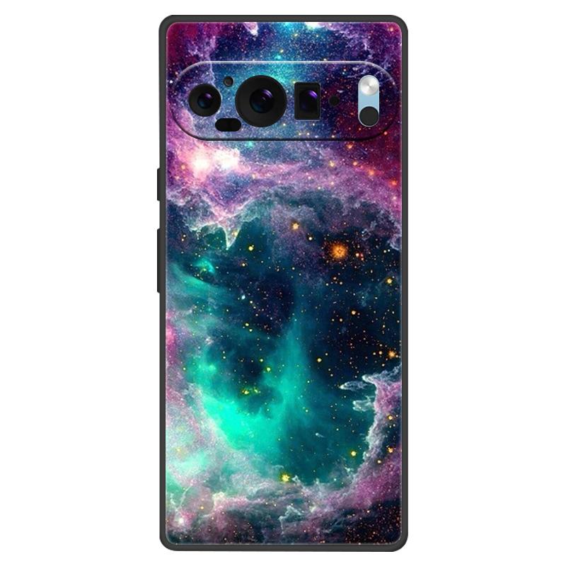 For Google Pixel 9 Pro XL Case Silicone Luxury Space Soft Bumper for Pixel 9 9Pro 9ProXL 5G Phone Cover TPU Funda Fashion Bag