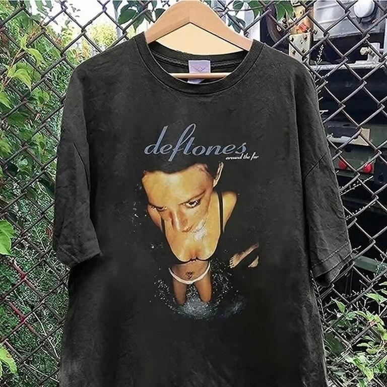 1997 Deftones Around The Fur T-Shirt for Music Lovers Black T-shirt