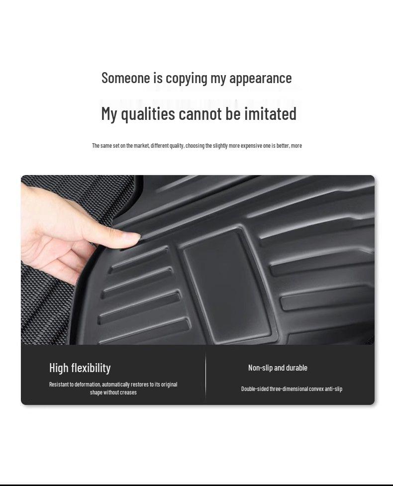 Коврик в багажник и на дверь багажника из TPE для Toyota Prado 2025