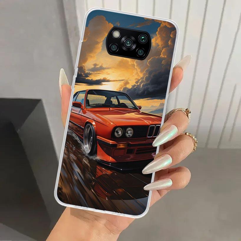 Классический Винтажный Старый Ретро Автомобиль Чехол для Телефона для Xiaomi Poco X7 X6 X5 X4 X3 Nfc F7 Ultra F6 F5 Pro F4 GT F3 M6 M5S M4 M3 Мягкая Печать
