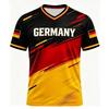 2026 Germany Soccer Cheerleaders Uniform Jersey Personalized Football Jersey for Men Women Youth Short Sleeve Breathable T-Shirt