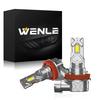 Светодиодные фары, противотуманные фары WENLE H8/ H9/H11/H16, взрывная мощность 14 000 лм, 40 Вт, белый, 6500K,