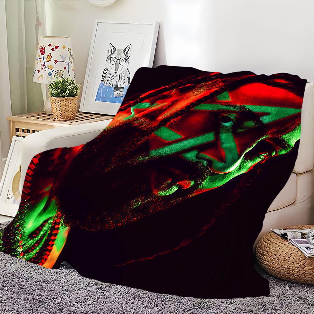 Rapper F FrenchS M MontanaS Mac Cheese 5 Blanket For Soft Throw Blanket for Picnic Bed Sofa Home Bedroom Cozy Warm Comfortable