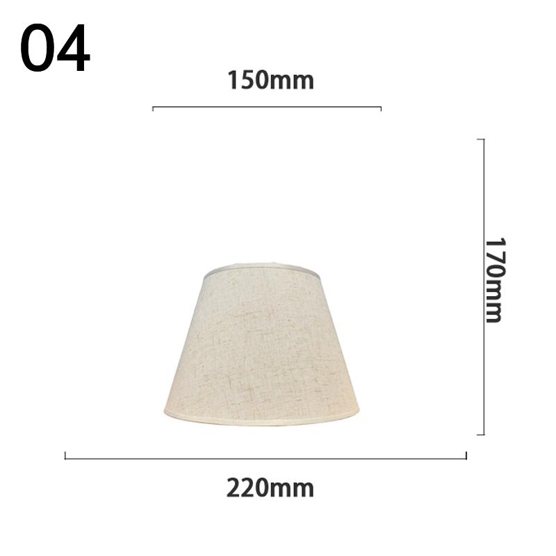Абажур для настольной лампы в стиле ретро из льняной ткани, для спальни, прикроватной лампы, кабинета, гостиничной настенной лампы, абажур для напольной лампы, цоколь E27