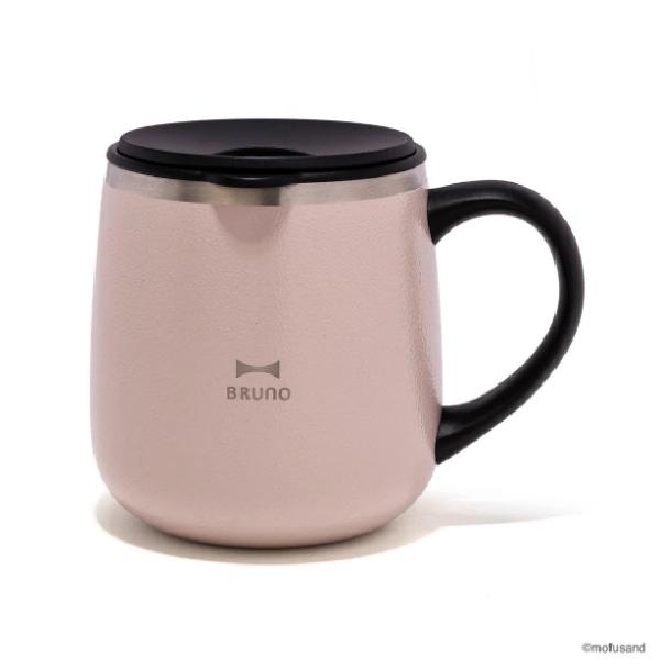 mofusand Stainless steel mug with lid SHORT ( Pink ) Japan NEW