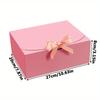8 шт. розовых подарочных коробок из крафт-бумаги с крышками, большие коробки для предложений руки и сердца подружкам невесты и свадебных сувениров с лентой, идеально подходят для дней рождения, рождественских вечеринок