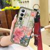 Elderly lady Waterproof Phone Case For Realme C65 Chinese style Fashion Lanyard Ring Silicone Soft case Dirt-resistant