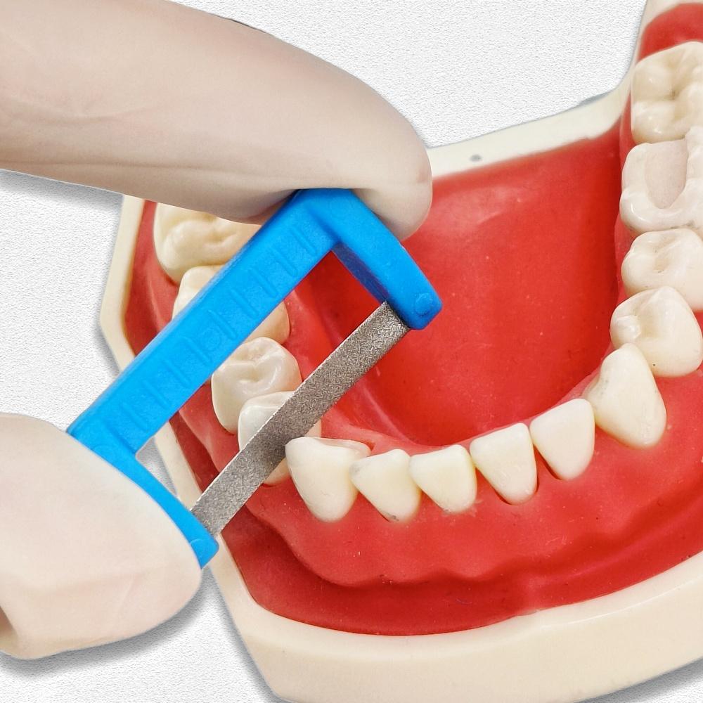 Ортодонтическая стоматологическая полировка межзубной эмали Полировка зубов Полировка зубов Режущие полоски Инструмент для уменьшения эмали Отбеливание зубов