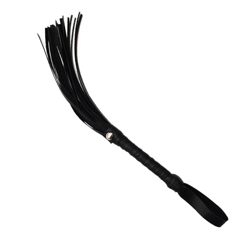 High Quality Pu Leather Pimp Whip Racing Riding Crop Party Flogger Hand Cuffs Queen Colourful Horse Riding Whip